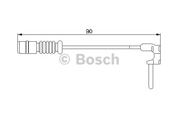 Датчик износа торм колод (Bosch) - фото 
