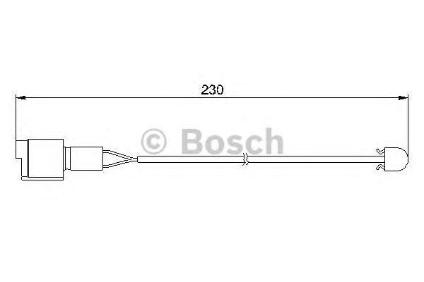 Датчик износа колодок двусторонний, передний/задний BMW (Bosch) - фото 