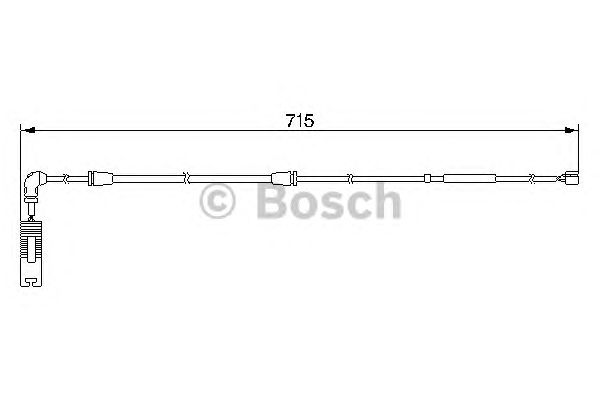 Датчик износа задн.торм.накладок BMWBMW X5 (E53) (Bosch) - фото 