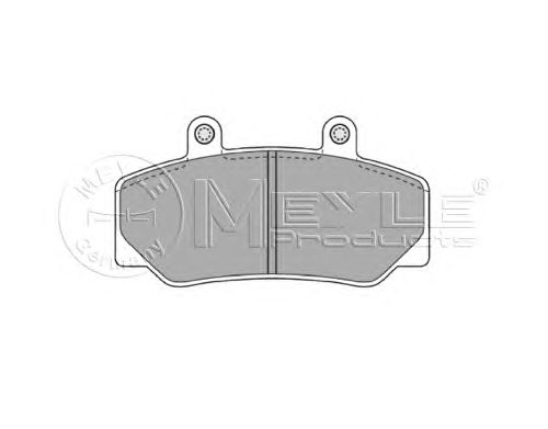 Комплект тормозных колодок, дисковый тормоз MEYLE 025 212 3316 - фото 