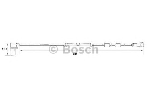 Датчик числа оборотов (Bosch) BOSCH 0 265 006 223 - фото 