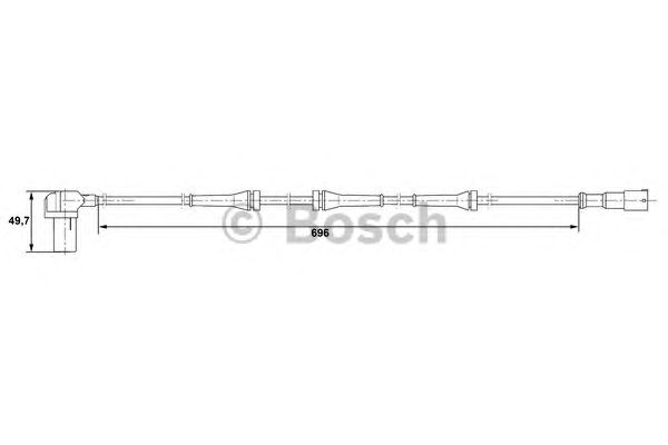Датчик частоты вращения (Bosch) BOSCH 0 265 006 408 - фото 