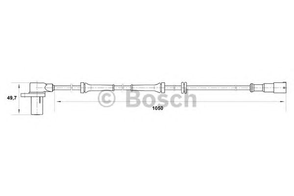 Датчик частоти обертання (вир-во Bosch) BOSCH 0 265 006 414 - фото 
