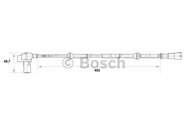 Датчик числа оборотов (Bosch) BOSCH 0 265 006 528 - фото 