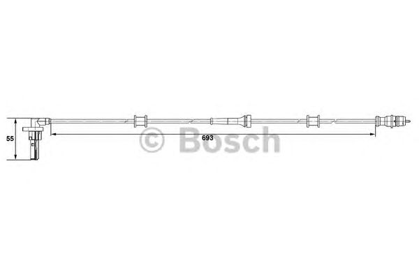 Датчик частоты вращения (Bosch) BOSCH 0265007534 - фото 