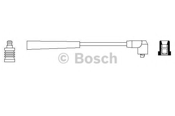 Провод высоковольтный (Bosch) BOSCH 0 986 356 002 - фото 