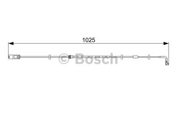 Датчик зносу колодок (вир-во Bosch) BOSCH 1987473026 - фото 