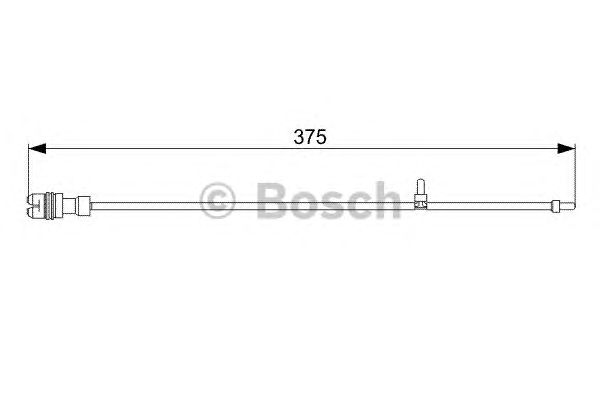 Датчик зносу гальмівних колодок (вир-во Bosch) BOSCH 1 987 473 035 - фото 