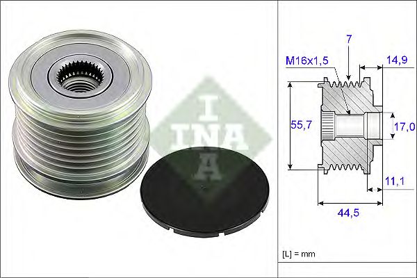 Механізм вільного ходу генератора MB (вир-во Ina) INA 535 0042 10 - фото 