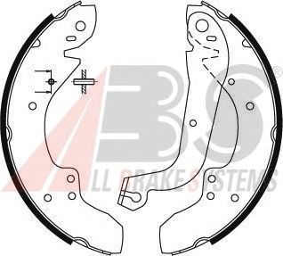 Колодка гальм. барабан. FIAT Ducato задн. (вир-во ABS) A.B.S. All Brake Systems 8411 - фото 